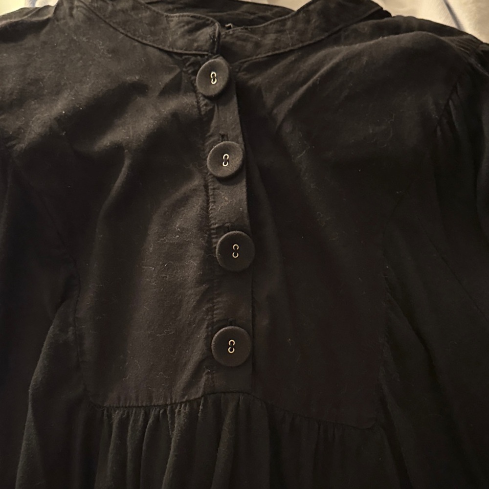 Old Navy Black Button-Up Top - Picture 3 of 4